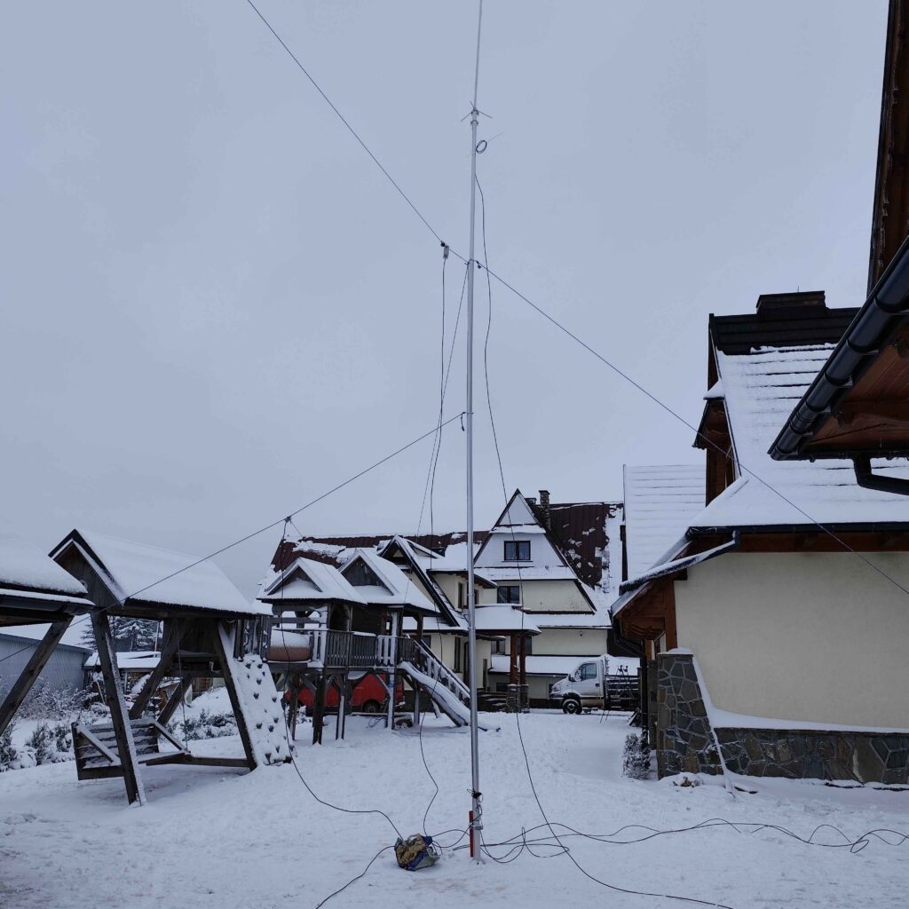 Zdjęcie przedstawiające instalację antenową z poprzedniego wyjazdu tego typu